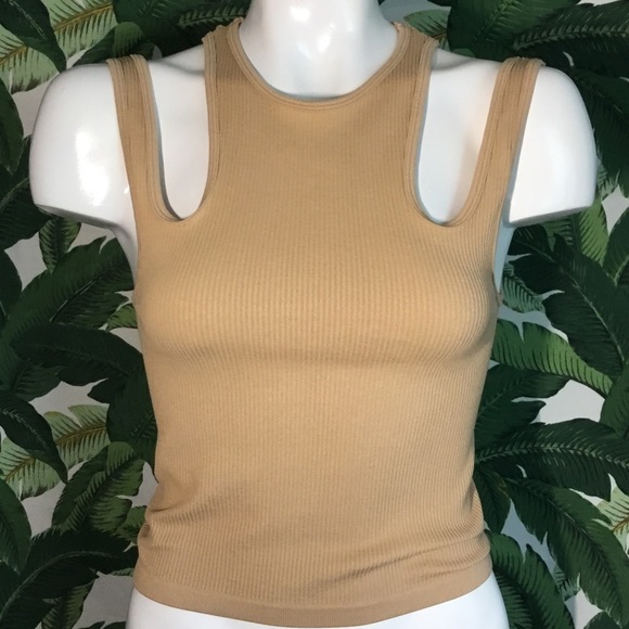 ZARA Crop Top, Nude Color, Size Xsmall Nwt. - Picture 7 of 13